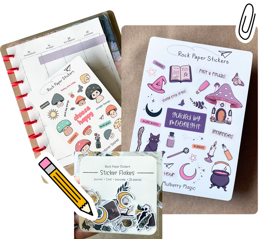 Rock Paper Stickers Logo