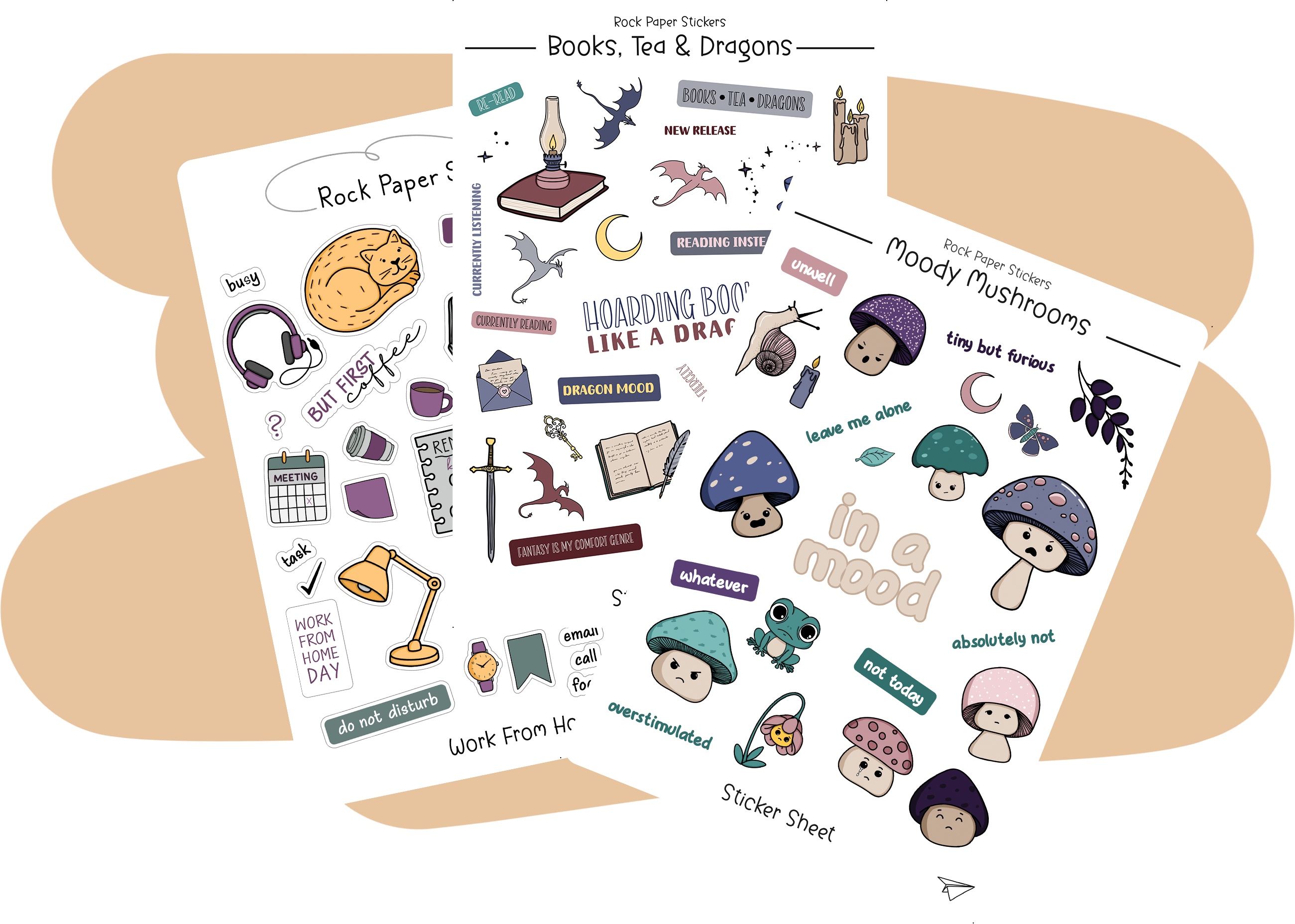 Rock Paper Stickers Logo